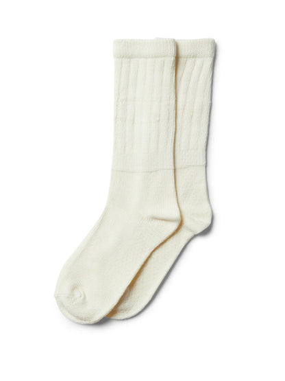 Diana Scrunch Grip Sock - Cream