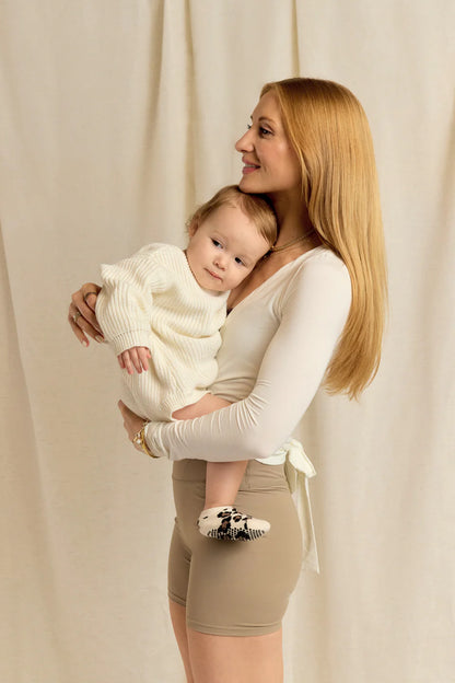 Baby Non Slip Grip Socks - Leopard