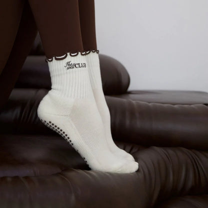 Vanilla Cream Grip Socks