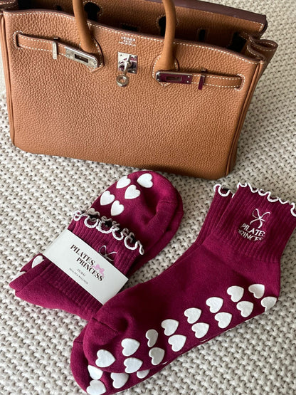 Pilates Princess Super Grip - Burgandy