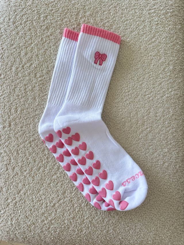 Super Grip Socks White