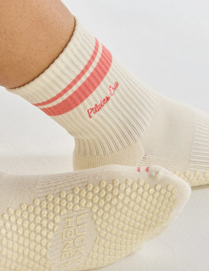 The Pilates Era Grip Sock - Blush