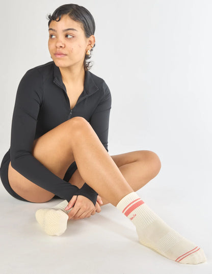 The Pilates Era Grip Sock - Blush