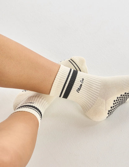 The Pilates Era Grip Sock - Black