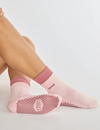 The Stack Sock Pink
