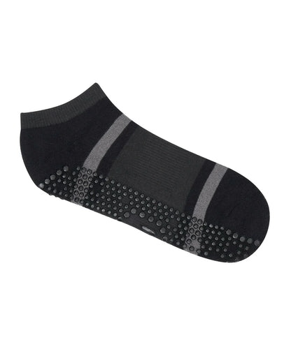 Men's Classic Low Rise Grip Socks - Grey Days