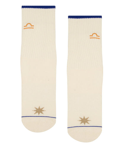 Crew Non Slip Grip Socks - Libra