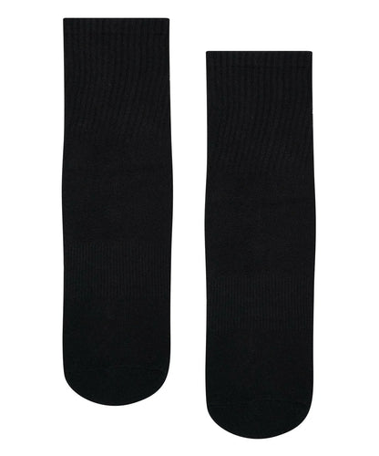 Crew Non Slip Grip Socks - Whimsy Bow Black