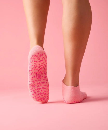 Classic Low Rise Grip Socks - Power in Pairs Pink