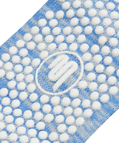 Baby Non Slip Grip Socks - Blue Heather