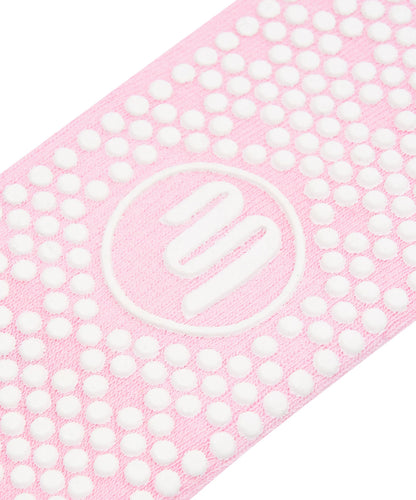 Crew Non Slip Grip Socks - Ribbed Sporty Pink