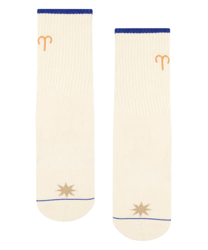 Crew Non Slip Grip Socks - Aries
