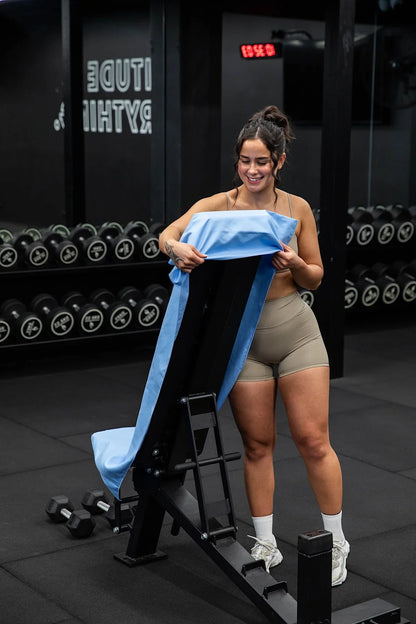 Hooded Baby Blue Towel