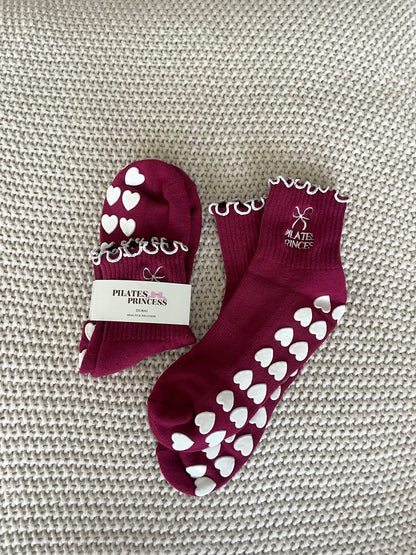 Pilates Princess Super Grip - Burgandy