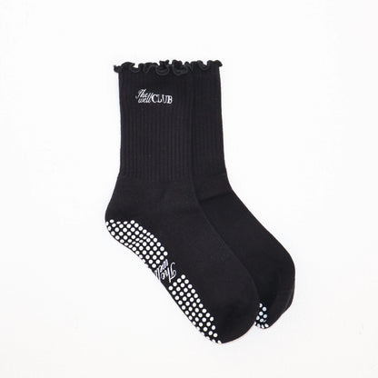 The Well Club Grip Socks - Black