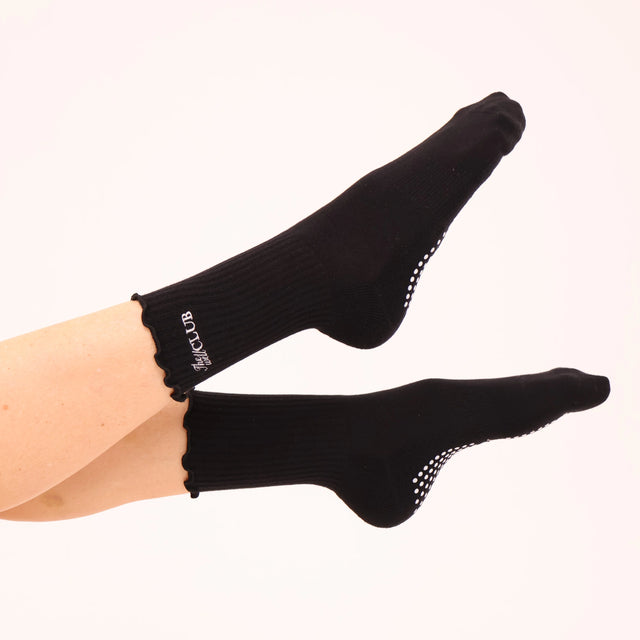 The Well Club Grip Socks - Black