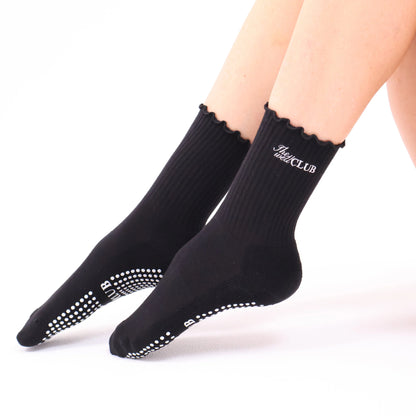 The Well Club Grip Socks - Black