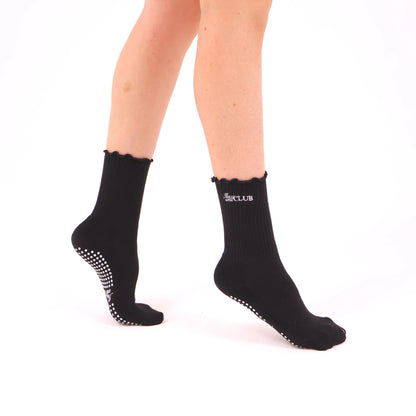 The Well Club Grip Socks - Black