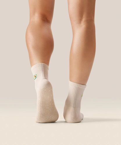 Crew Non Slip Grip Socks - Avocado