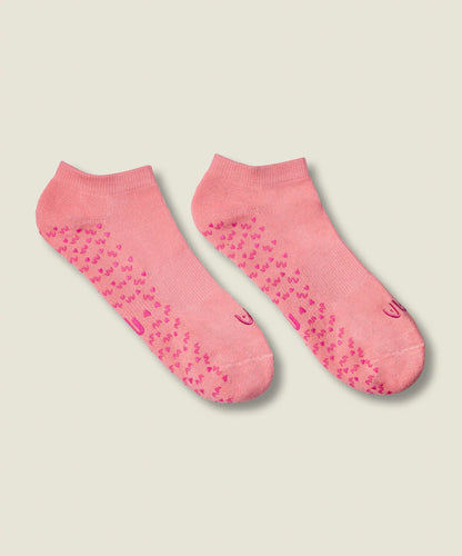 Classic Low Rise Grip Socks - Power in Pairs Pink