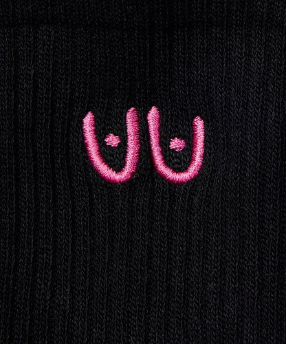 Crew Non Slip Grip Socks - Power in Pairs Black