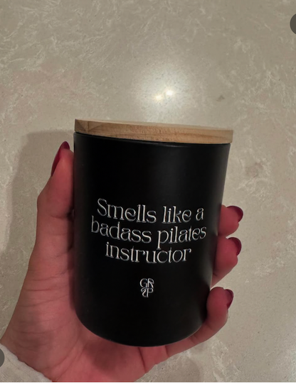 Pilates Instructor Candle