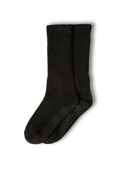 Diana Scrunch Grip Sock - Black